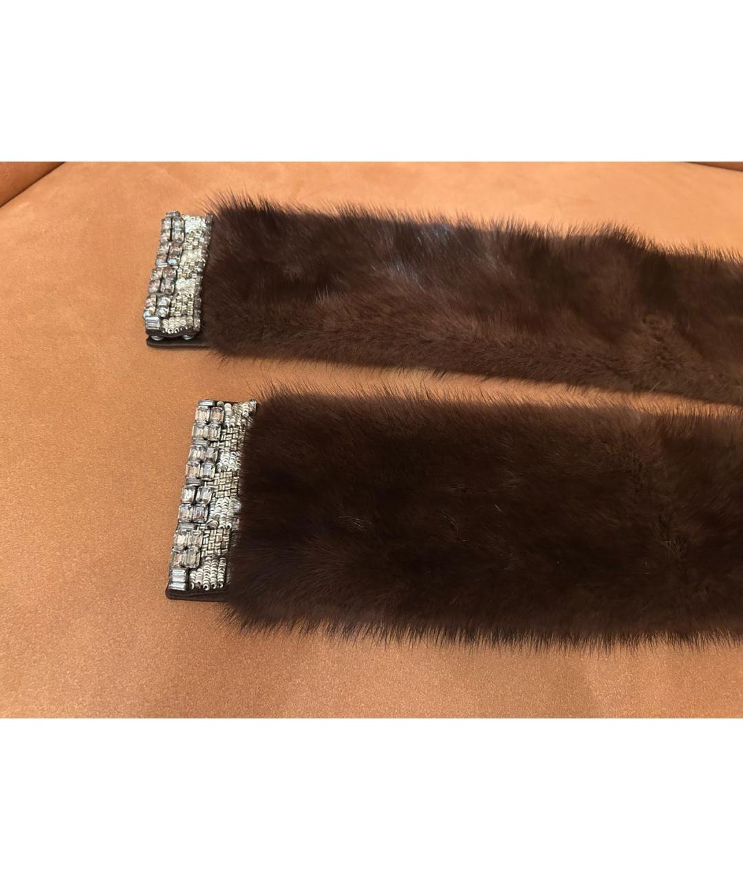 'S MAX MARA Коричневый воротник, фото 3