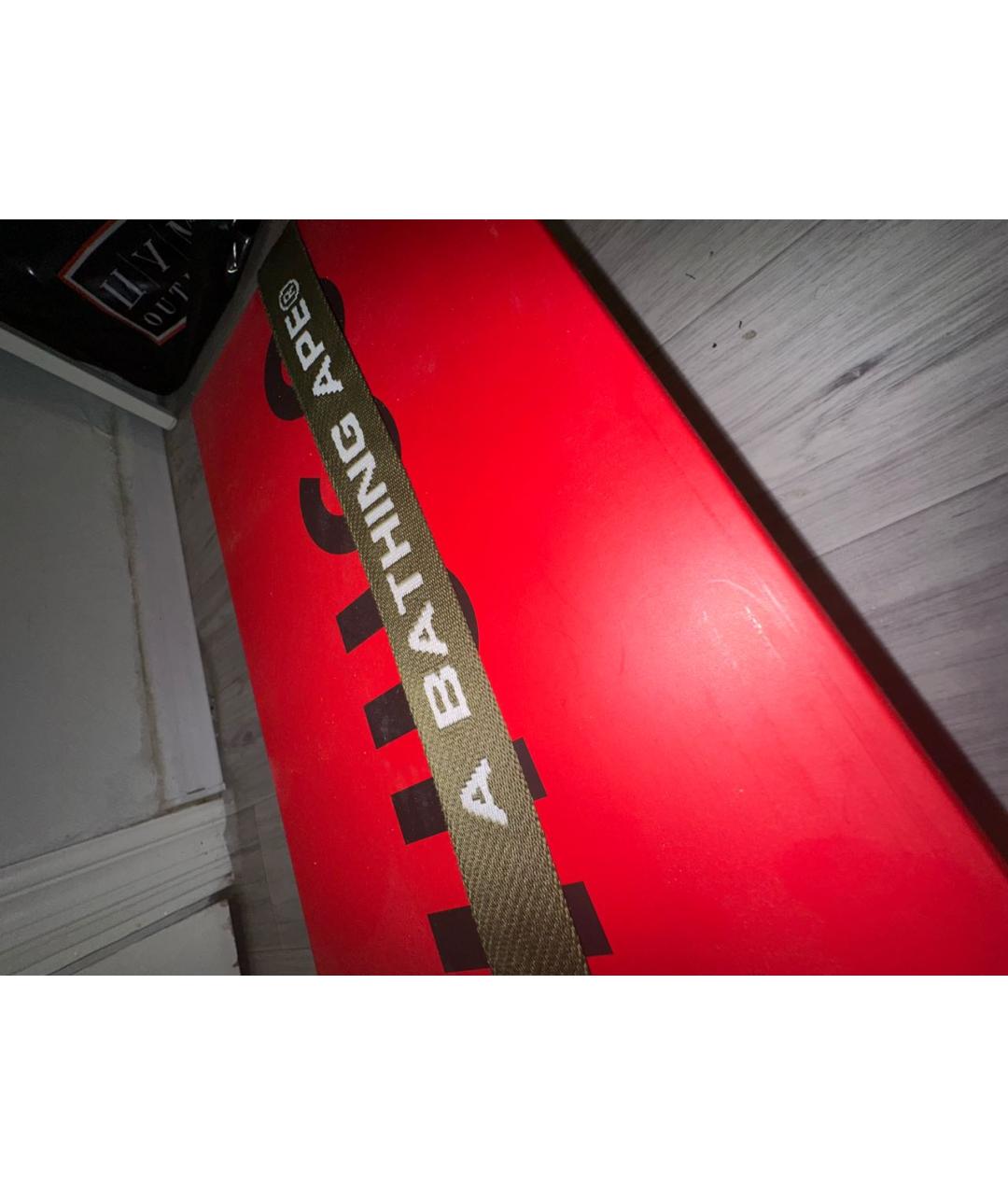 A BATHING APE Хаки ремень, фото 3