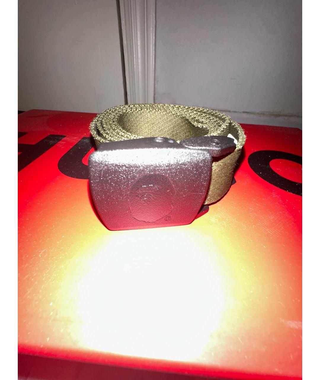 A BATHING APE Хаки ремень, фото 6