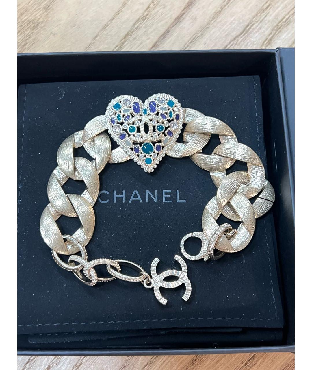 CHANEL Золотой браслет, фото 8