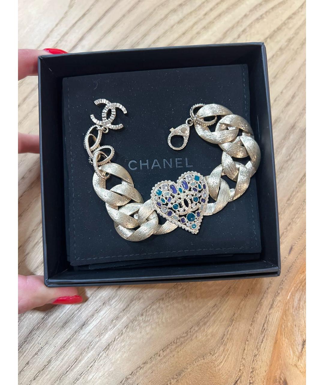 CHANEL Золотой браслет, фото 5