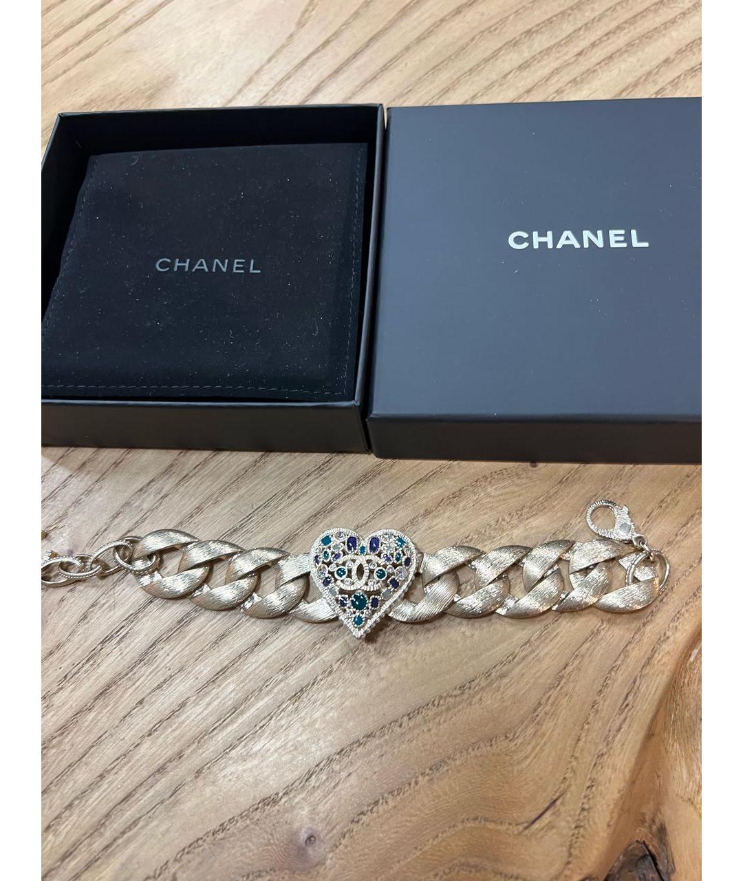 CHANEL Золотой браслет, фото 4