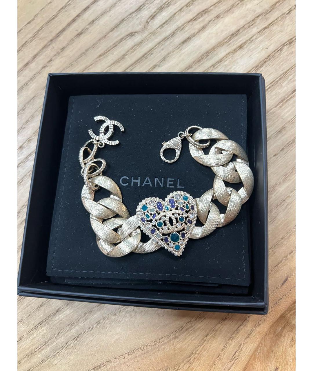 CHANEL Золотой браслет, фото 7