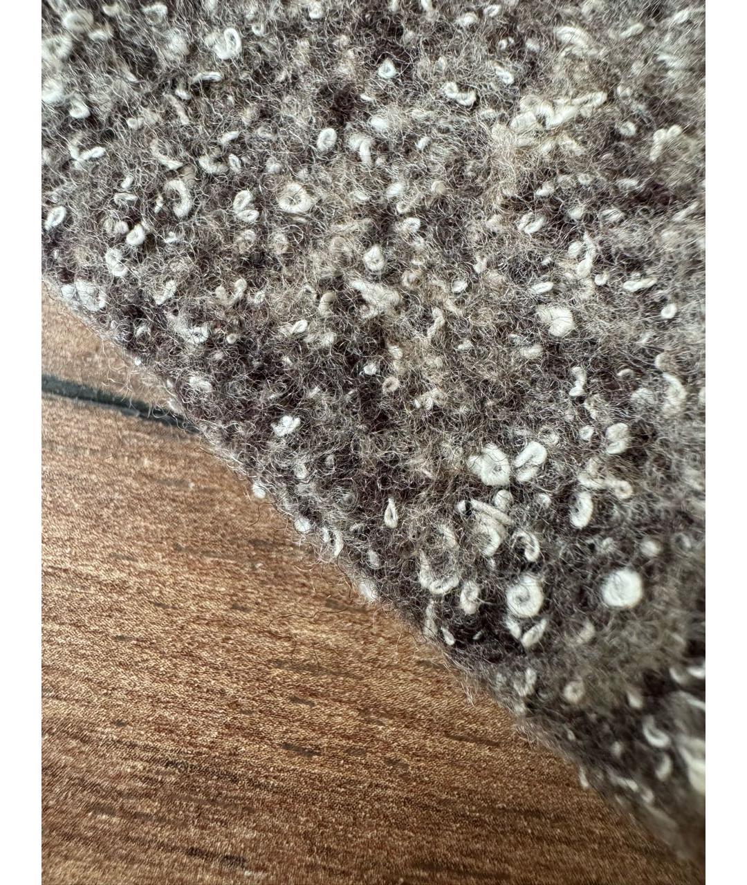 FABIANA FILIPPI Бежевый шерстяной жакет/пиджак, фото 8