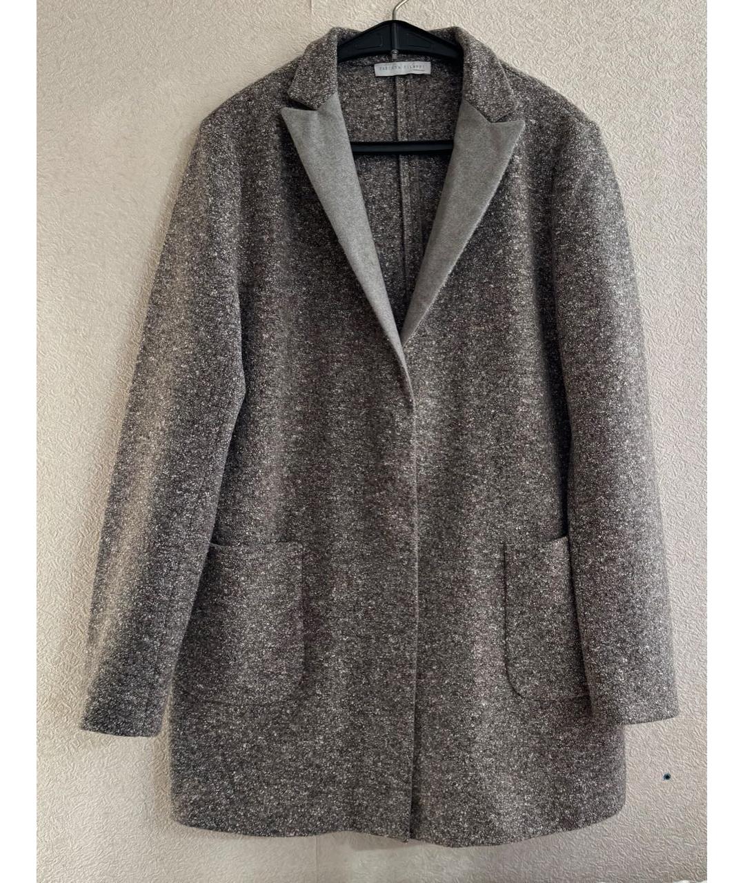 FABIANA FILIPPI Бежевый шерстяной жакет/пиджак, фото 9