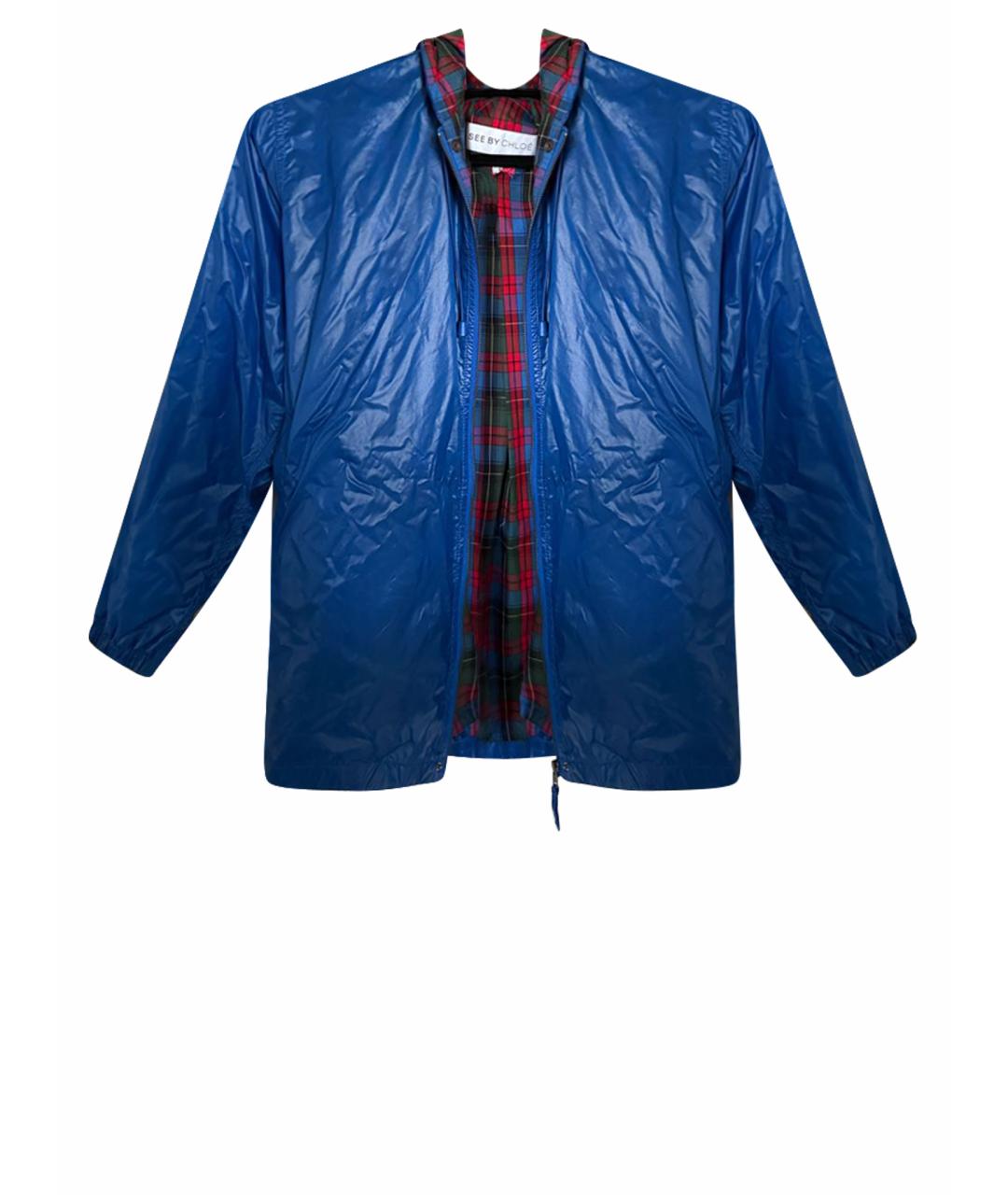 SEE BY CHLOE Синяя хлопковая куртка, фото 1