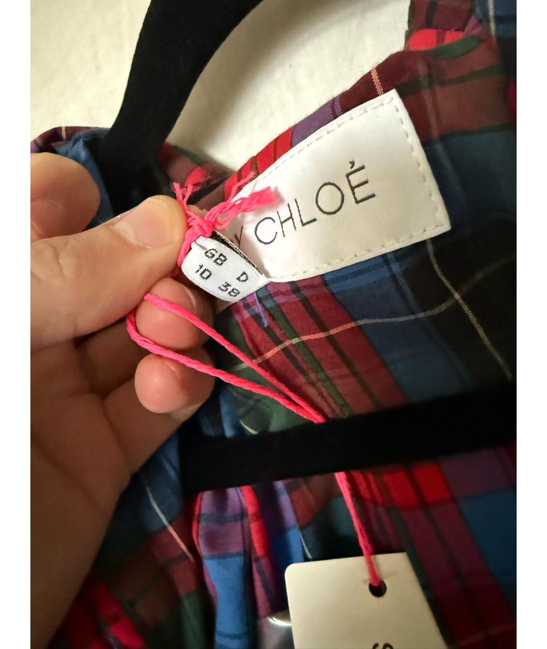 SEE BY CHLOE Синяя хлопковая куртка, фото 4