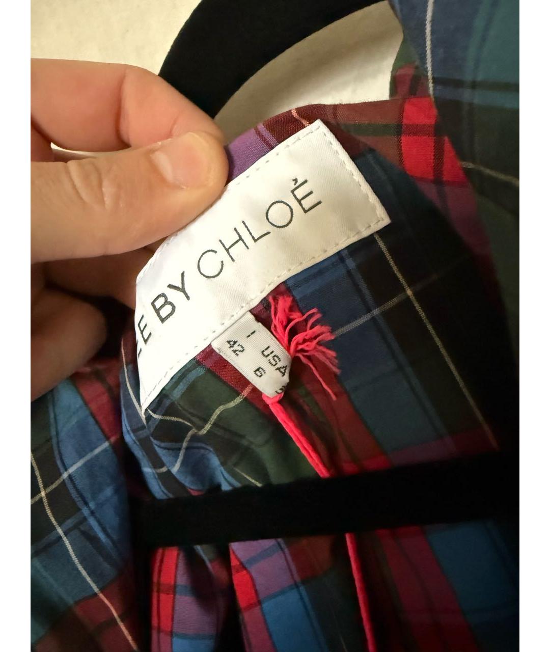 SEE BY CHLOE Синяя хлопковая куртка, фото 3