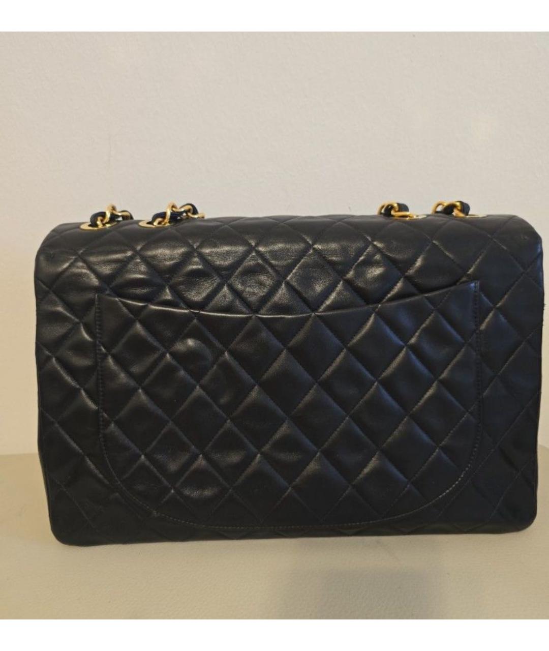 CHANEL Черная кожаная сумка через плечо, фото 3