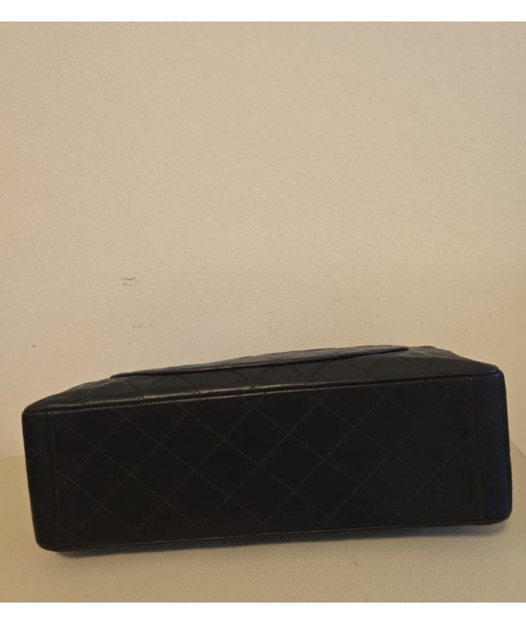 CHANEL Черная кожаная сумка через плечо, фото 4