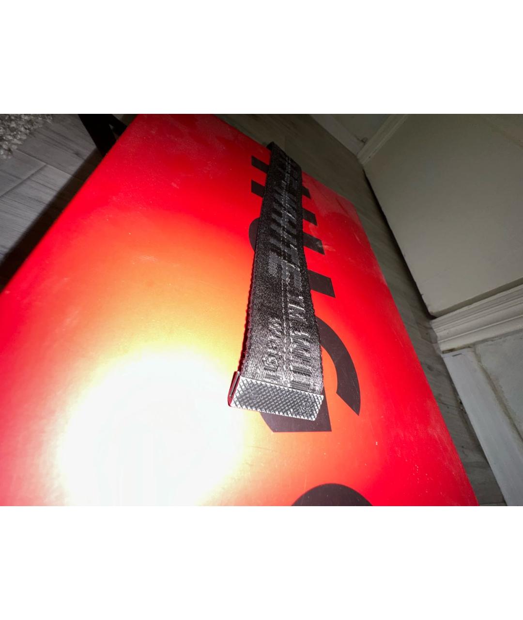 OFF-WHITE Черный ремень, фото 4