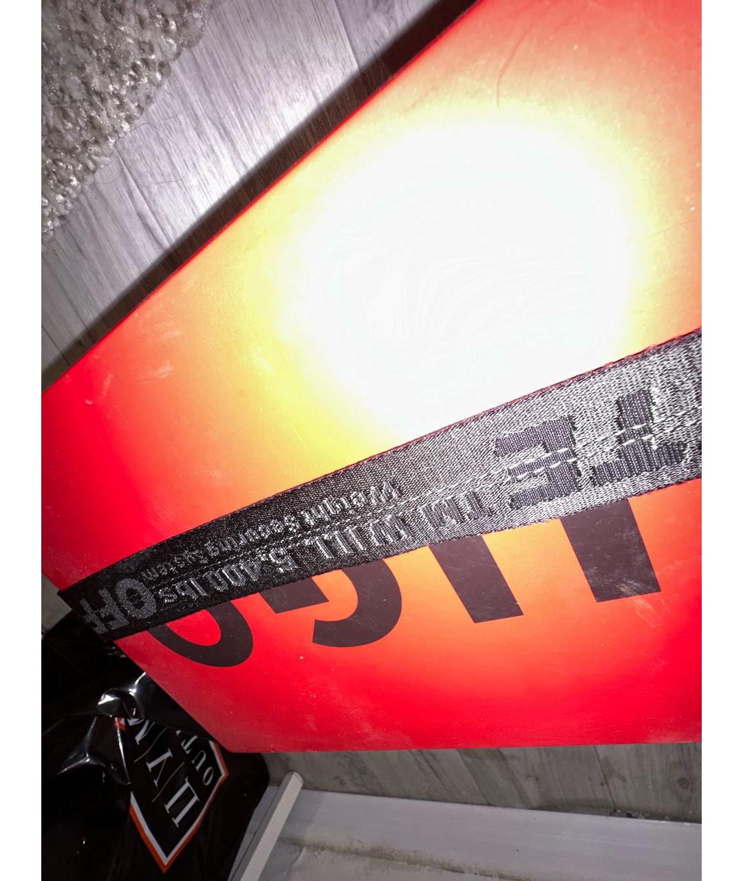 OFF-WHITE Черный ремень, фото 3