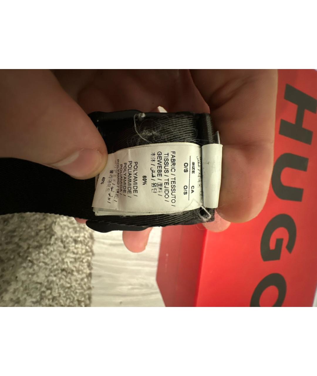 OFF-WHITE Черный ремень, фото 5