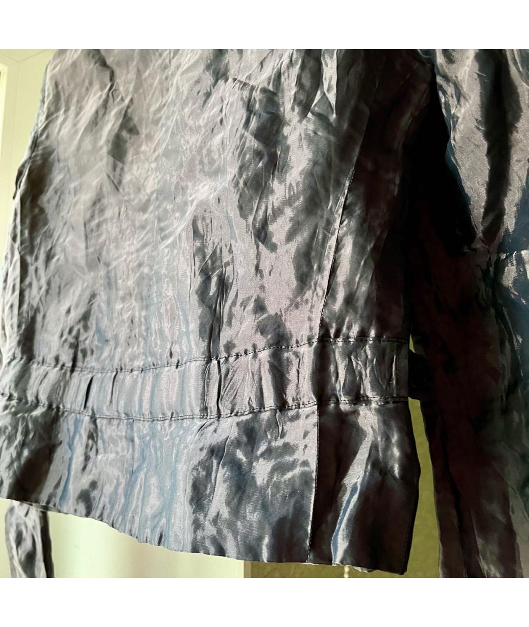 BURBERRY Фиолетовая шелковая куртка, фото 6