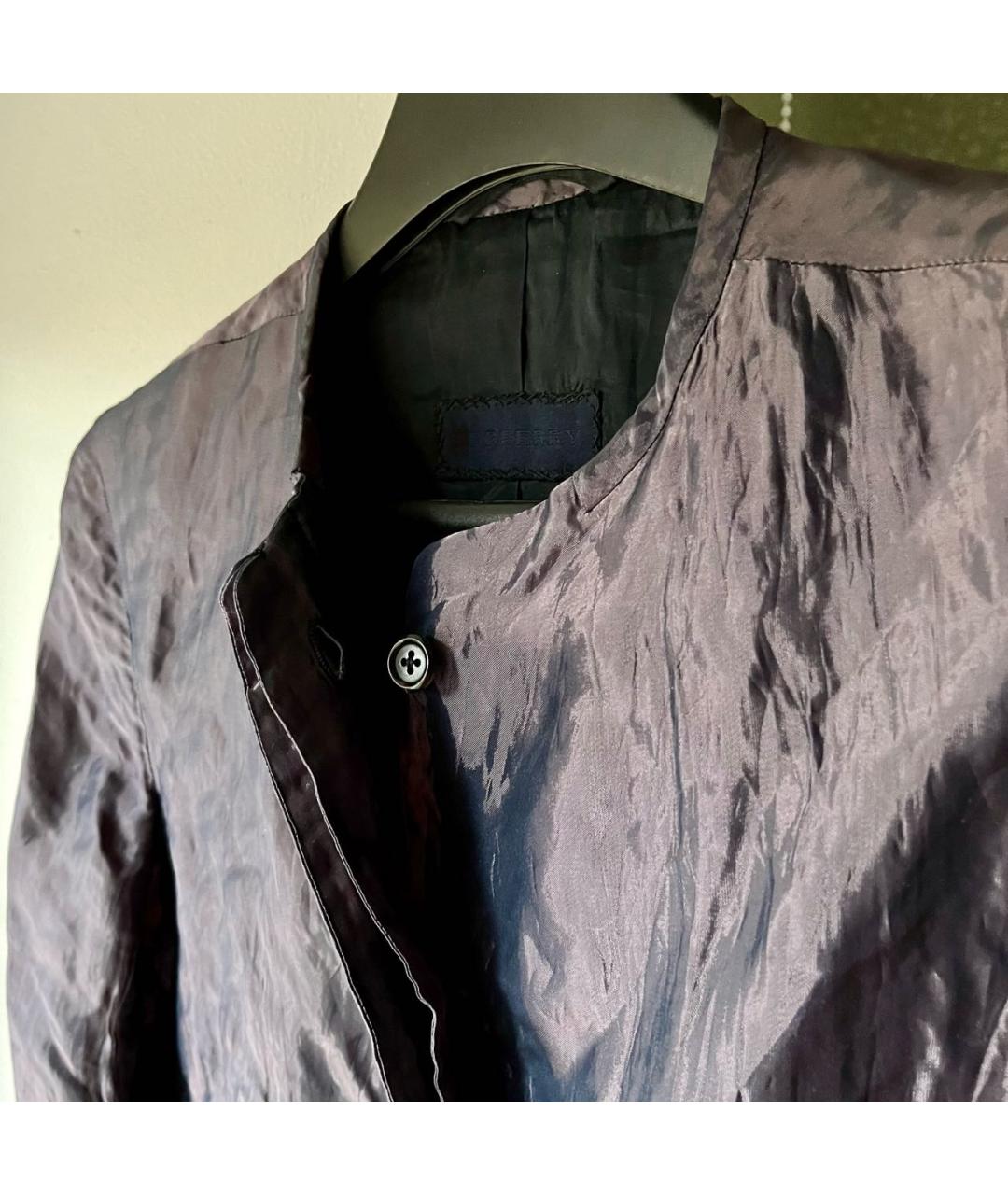 BURBERRY Фиолетовая шелковая куртка, фото 8