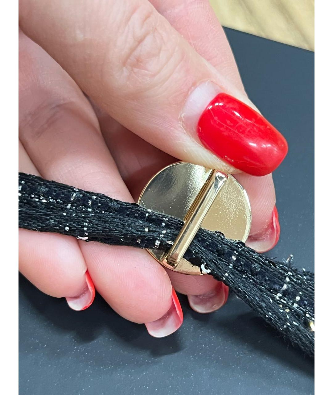 CHANEL Темно-синий кожаный кардхолдер, фото 4