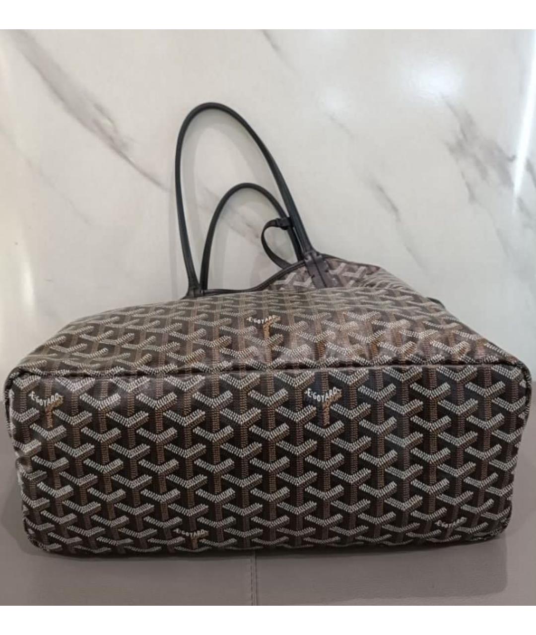 GOYARD Коричневая сумка тоут, фото 4