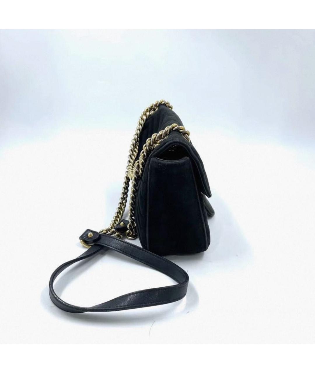 GUCCI Черная бархатная сумка через плечо, фото 3