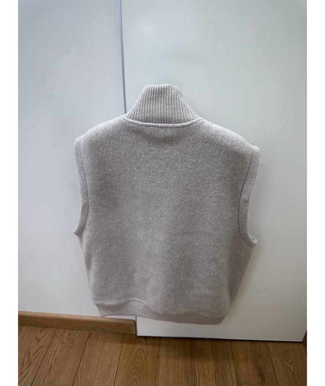 HERMES Бежевая шерстяная жилетка, фото 2