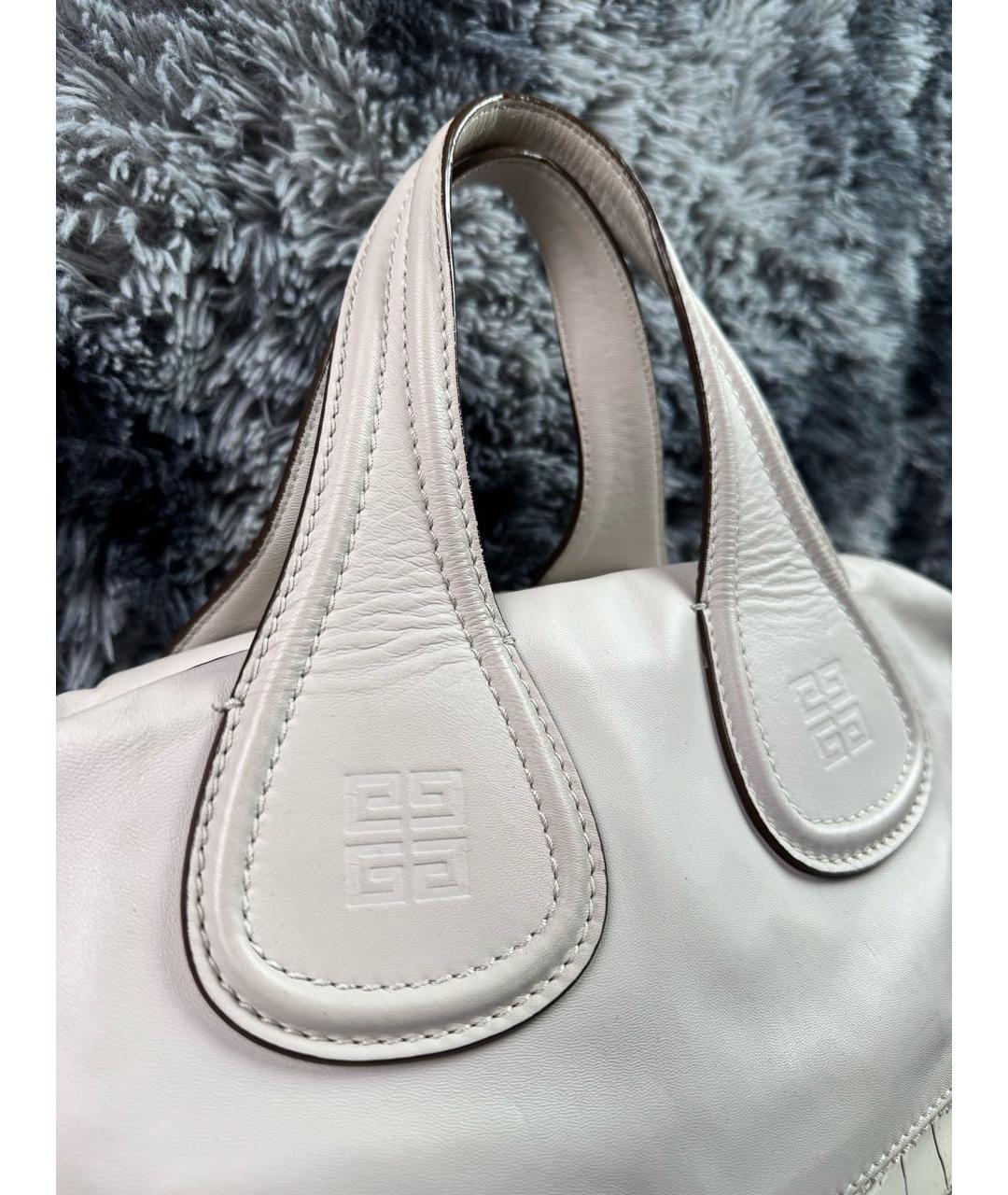 GIVENCHY Бежевая кожаная сумка тоут, фото 4