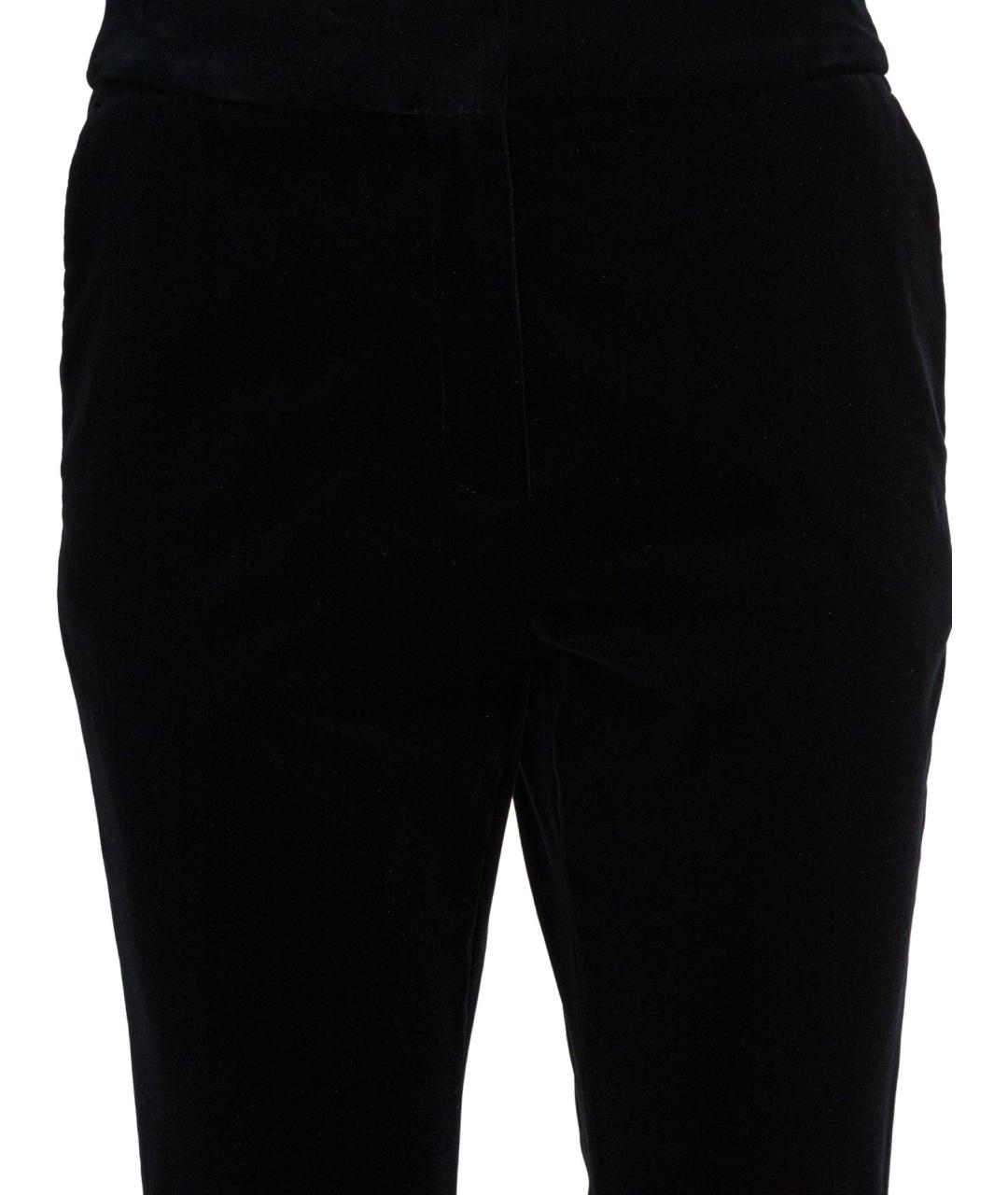 GOLDEN GOOSE DELUXE BRAND Черные хлопковые прямые брюки, фото 3