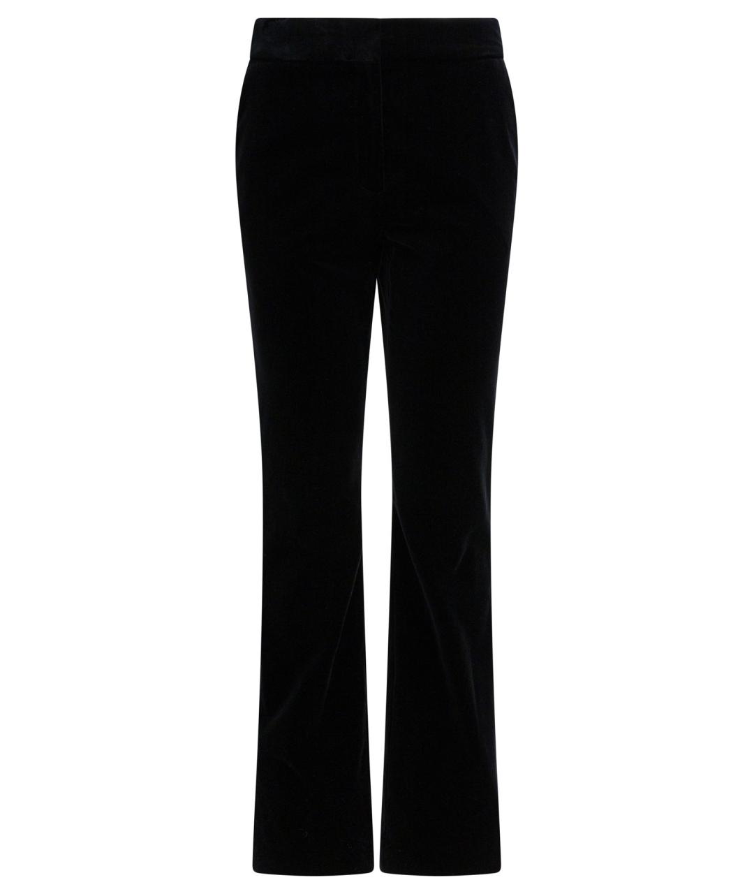 GOLDEN GOOSE DELUXE BRAND Черные хлопковые прямые брюки, фото 1