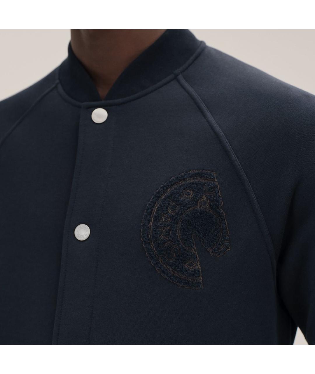 HERMES Темно-синяя куртка, фото 4