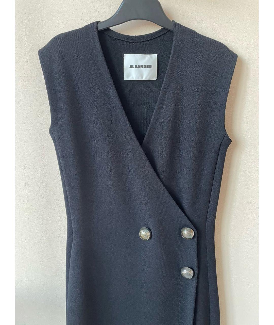 JIL SANDER Черное платье, фото 3