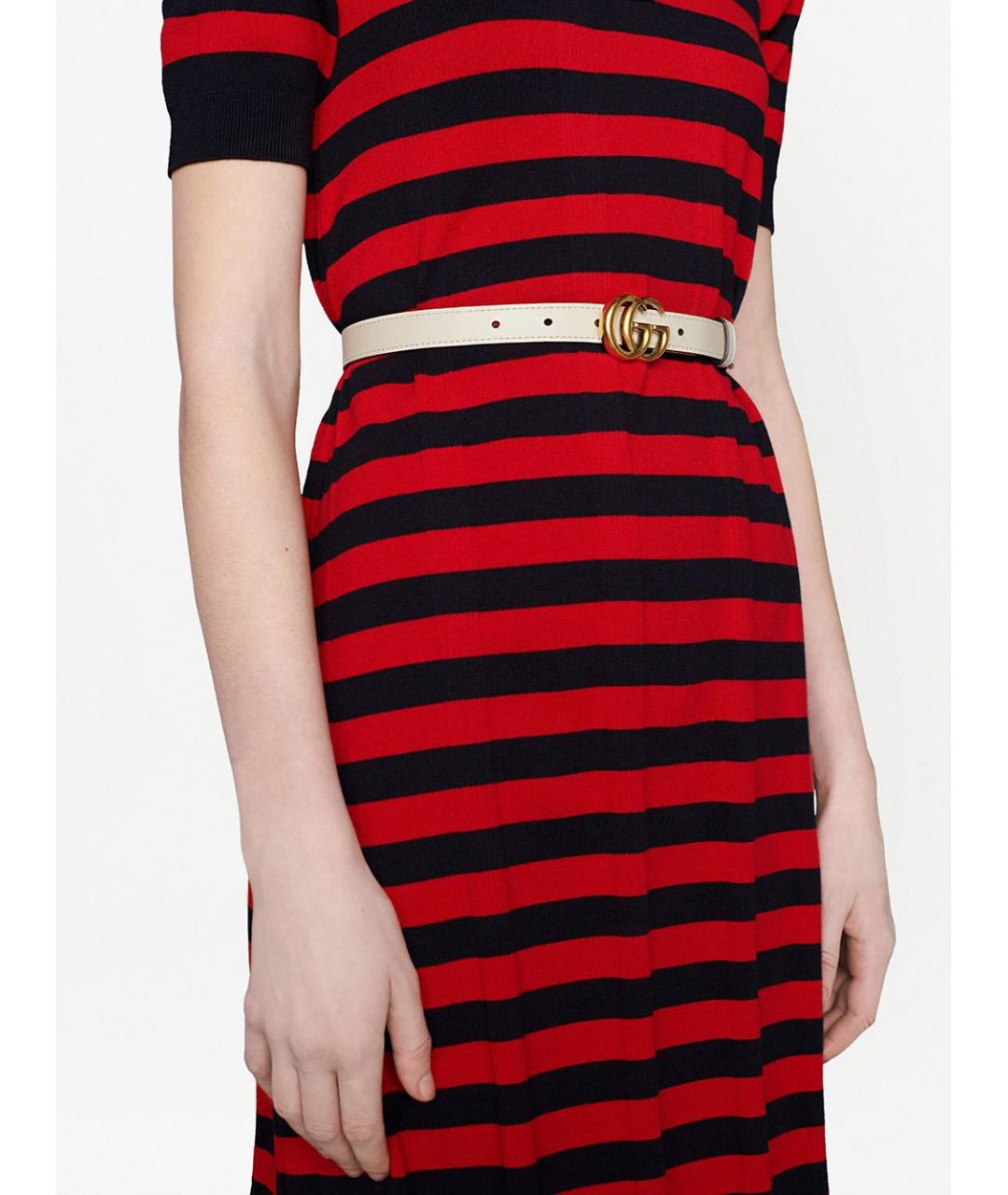 GUCCI Черный кожаный ремень, фото 5