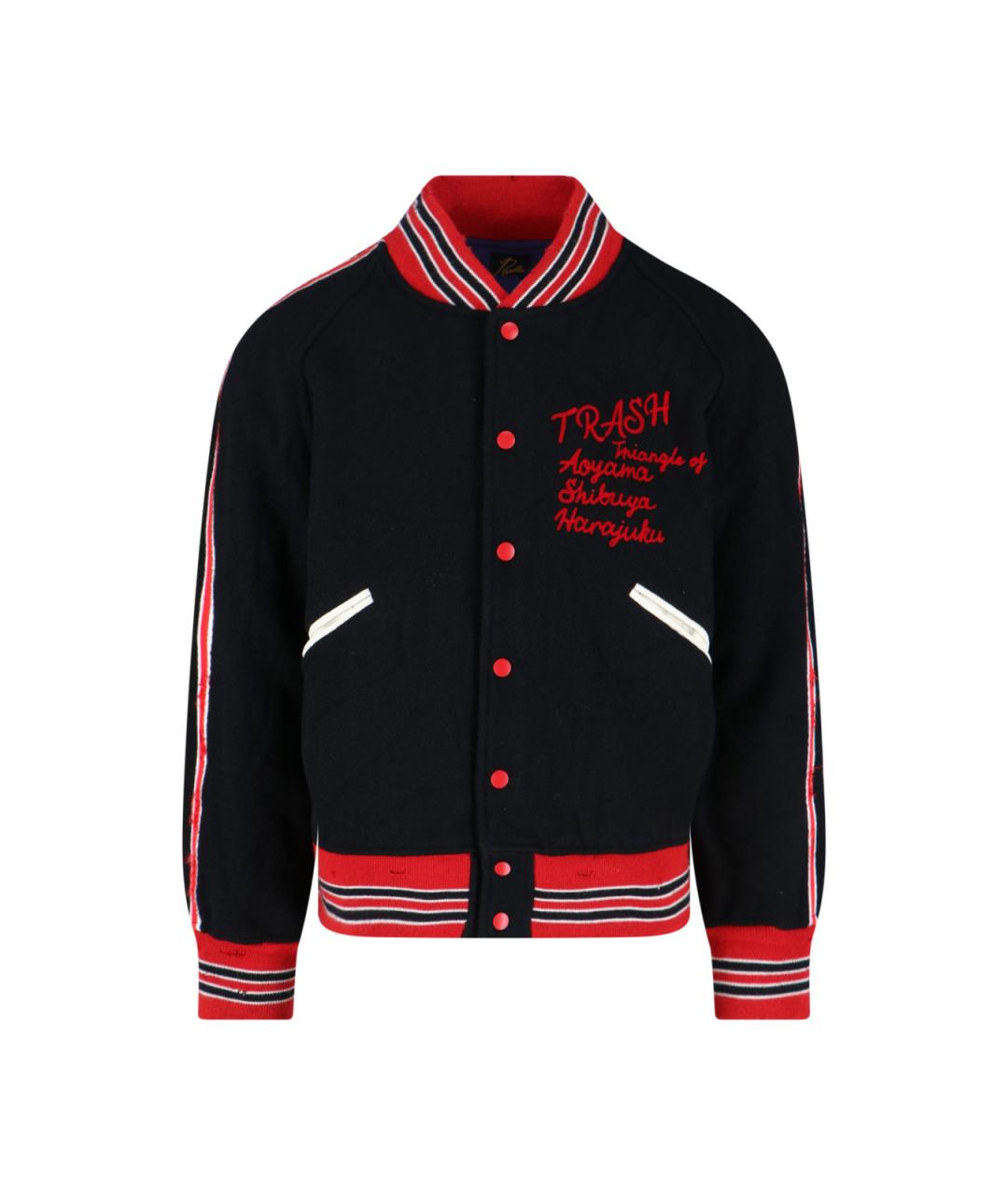 NEEDLES Черная шерстяная куртка, фото 1