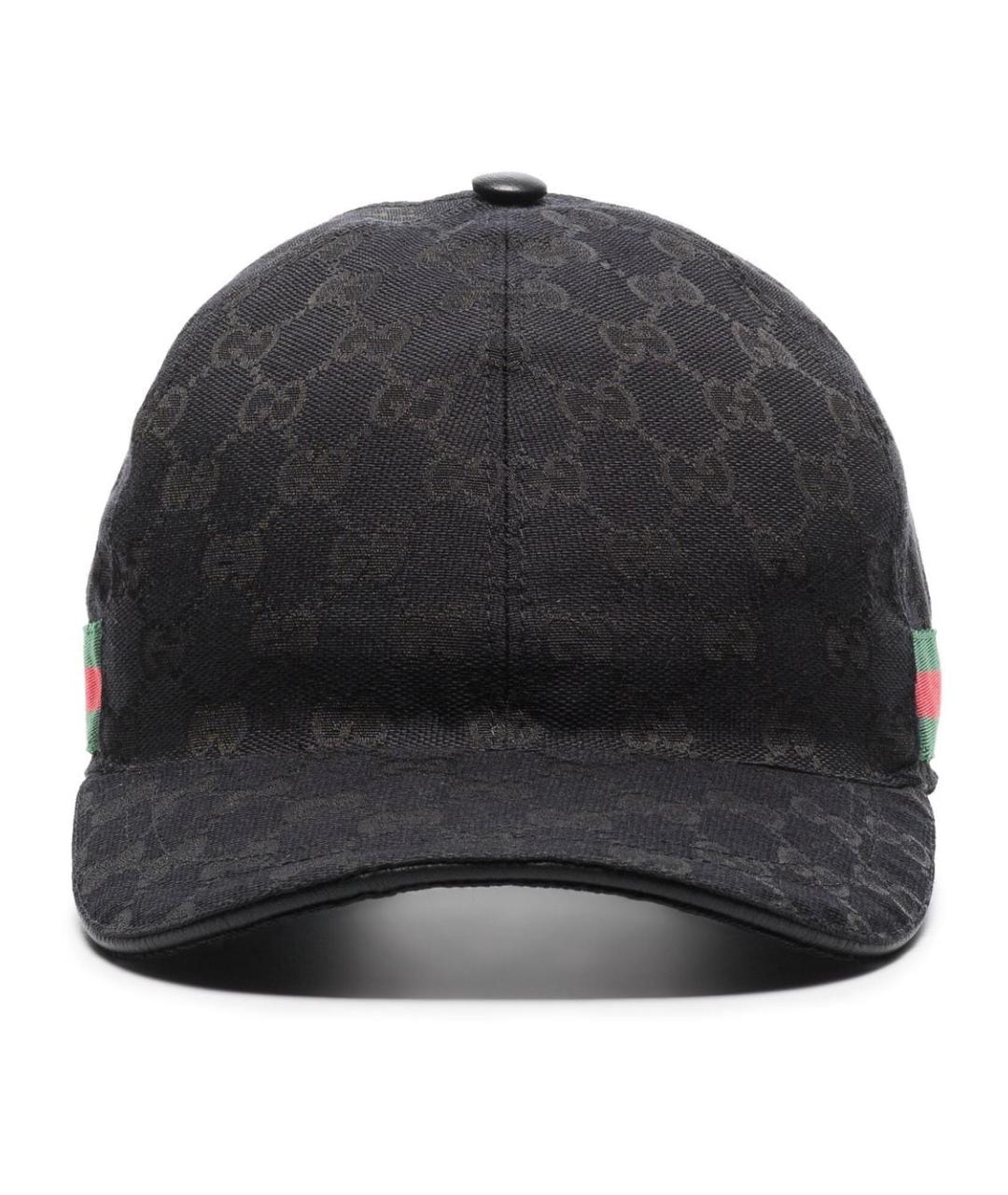 GUCCI Черная хлопковая кепка/бейсболка, фото 1