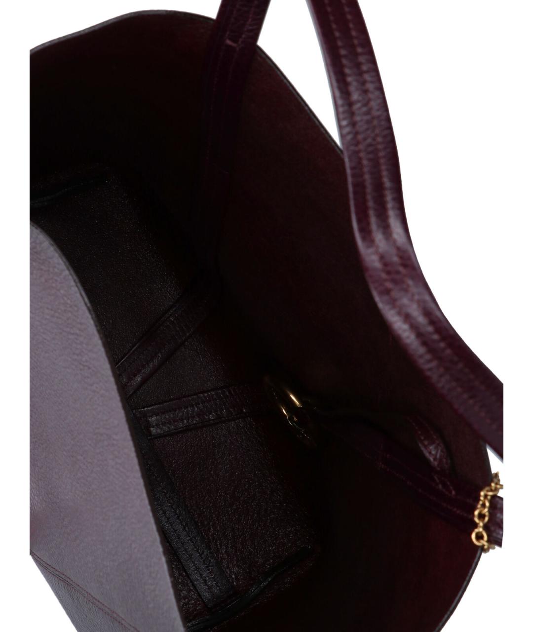 CHLOE Коричневая кожаная сумка тоут, фото 2