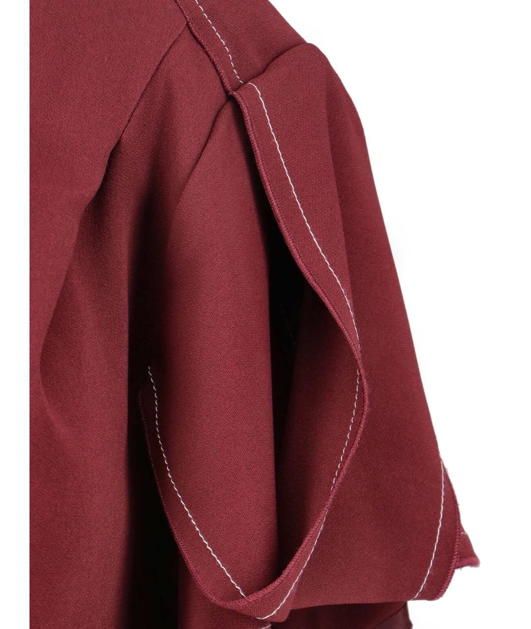 VICTORIA BECKHAM Бордовое вечернее платье, фото 4