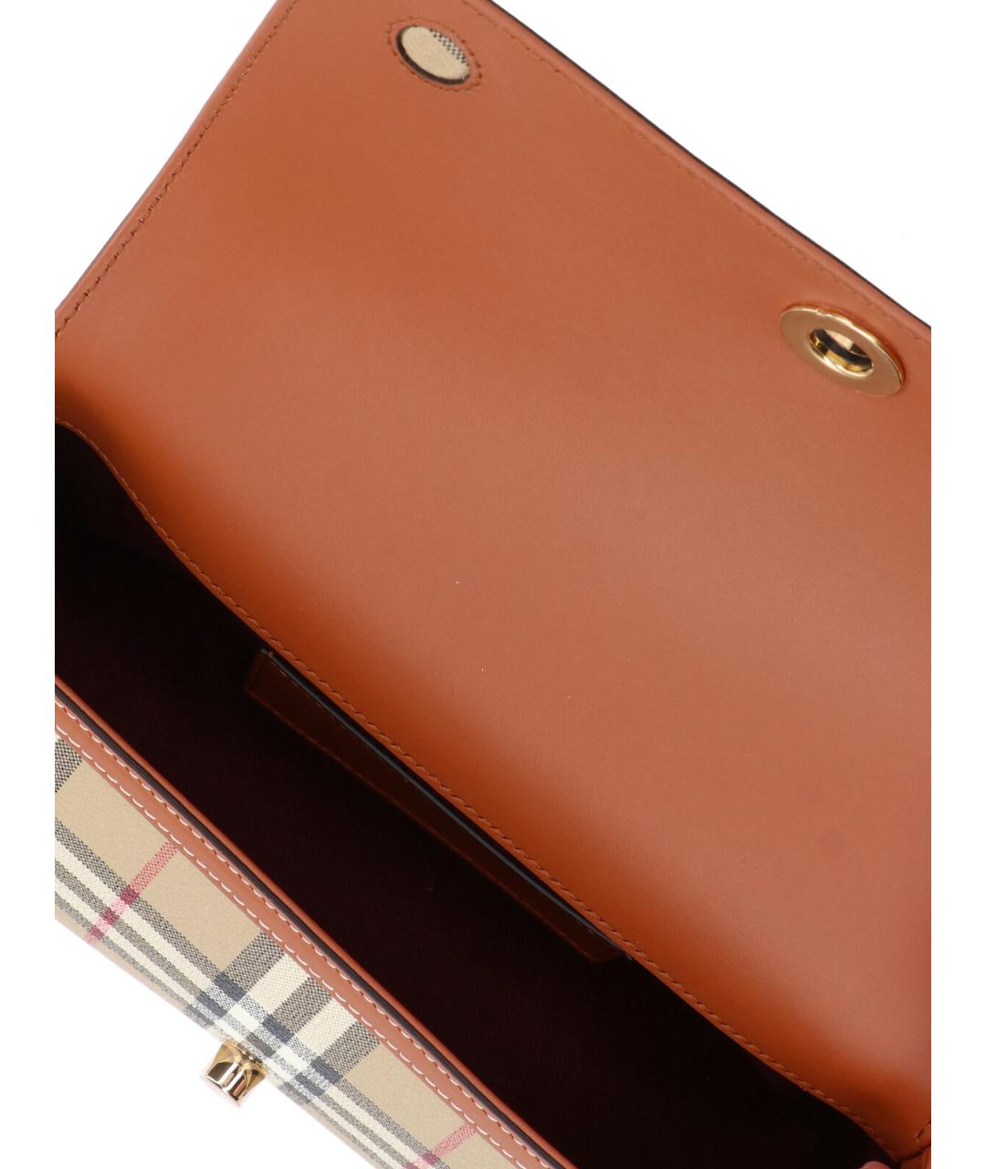 BURBERRY Бежевая сумка через плечо, фото 4