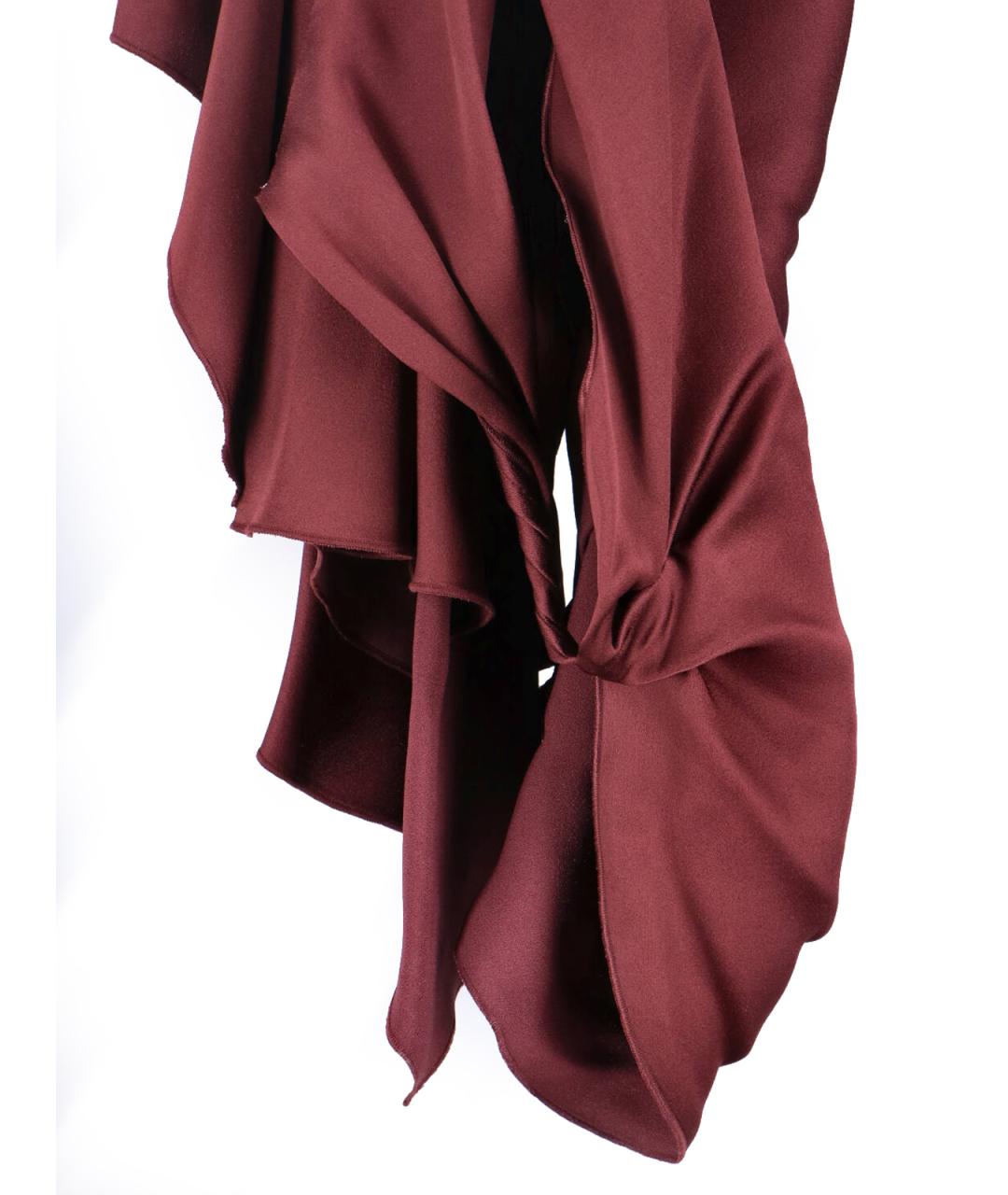 VICTORIA BECKHAM Бордовое вечернее платье, фото 5