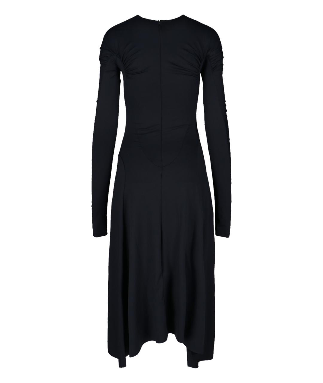 VICTORIA BECKHAM Черное вискозное вечернее платье, фото 2