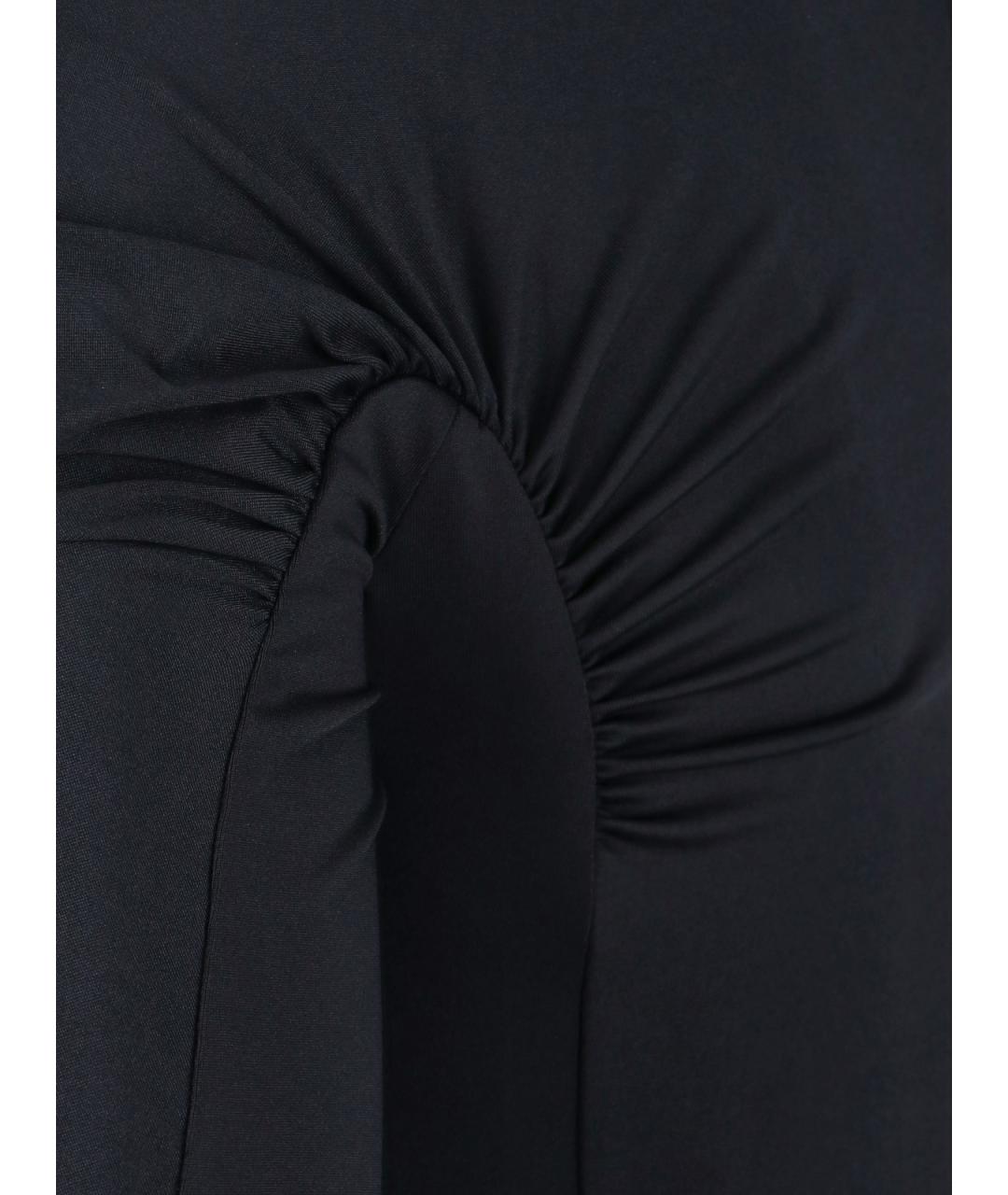 VICTORIA BECKHAM Черное вискозное вечернее платье, фото 3