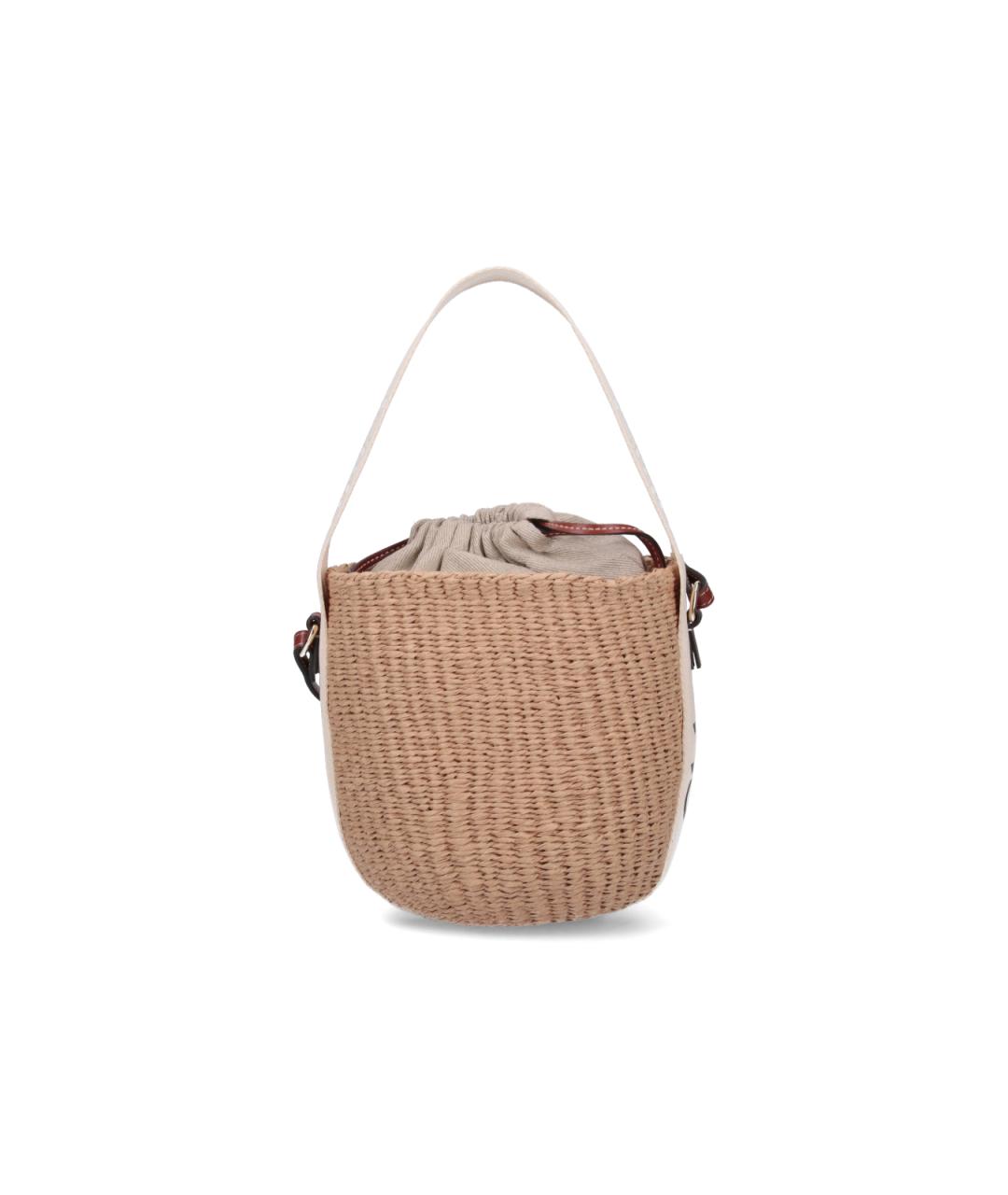 CHLOE Бежевая пелетеная сумка тоут, фото 1