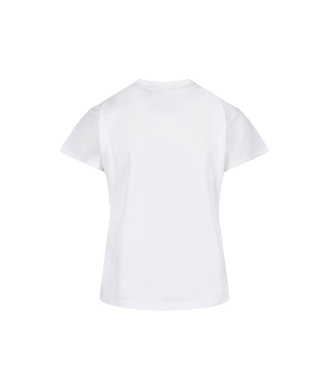 MM6 MAISON MARGIELA Белая хлопковая футболка, фото 2