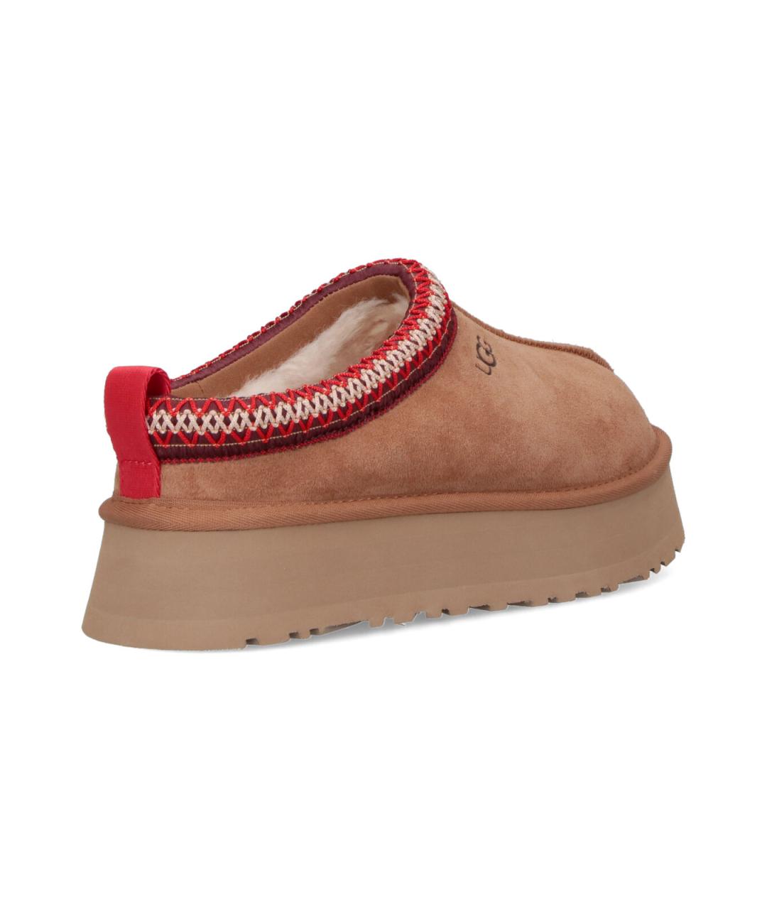 UGG AUSTRALIA Бежевые кожаные сабо, фото 4