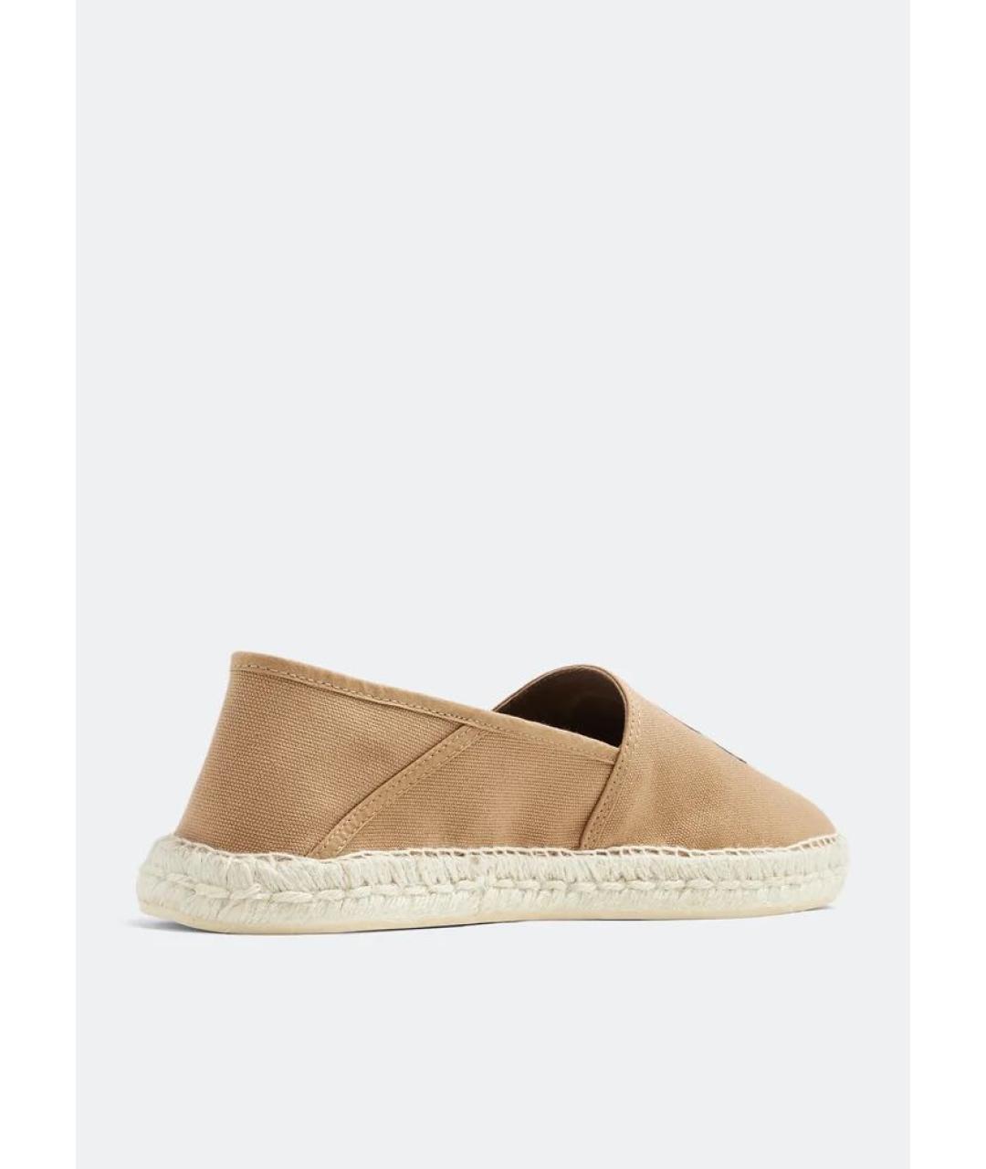 KENZO Бежевые текстильные эспадрильи, фото 4