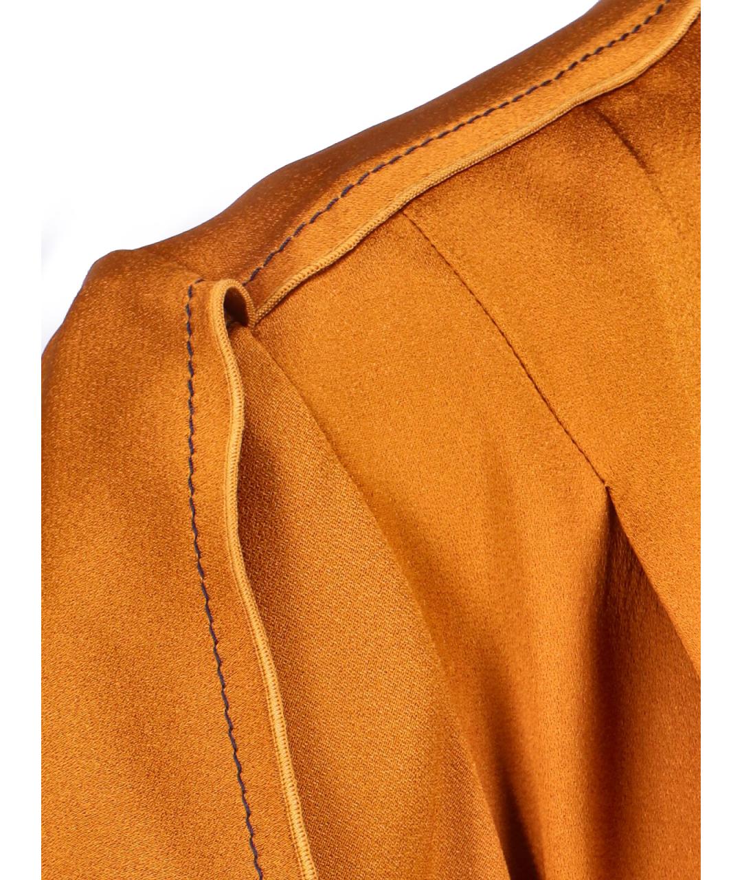 VICTORIA BECKHAM Оранжевое вечернее платье, фото 4