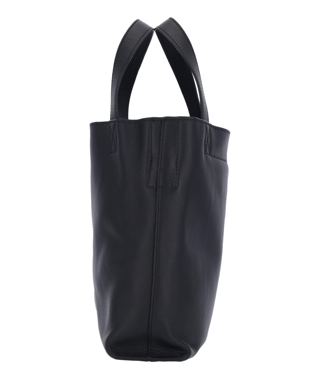 A.P.C. Черная тканевая сумка тоут, фото 5