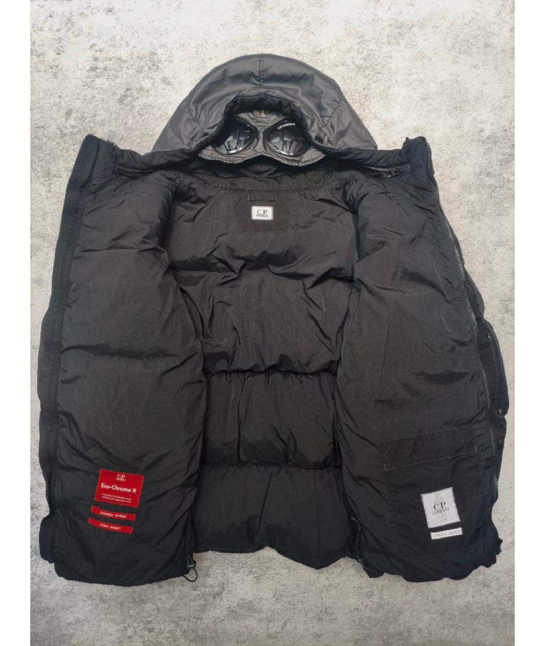 CP COMPANY Черная полиамидовая куртка, фото 3