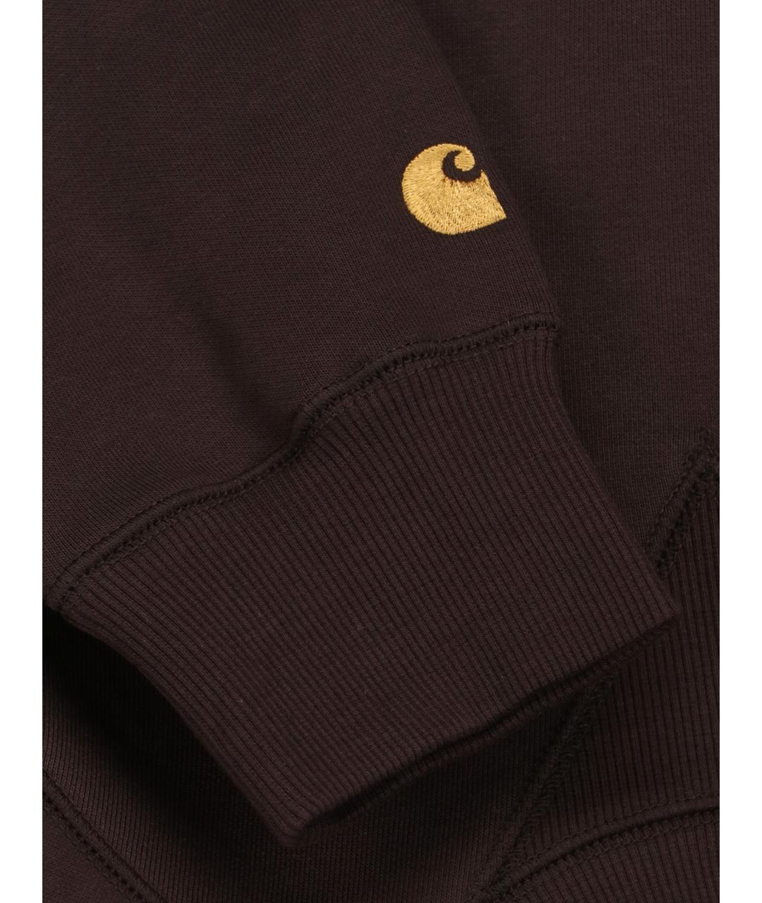 CARHARTT WIP Коричневый хлопковый джемпер / свитер, фото 3