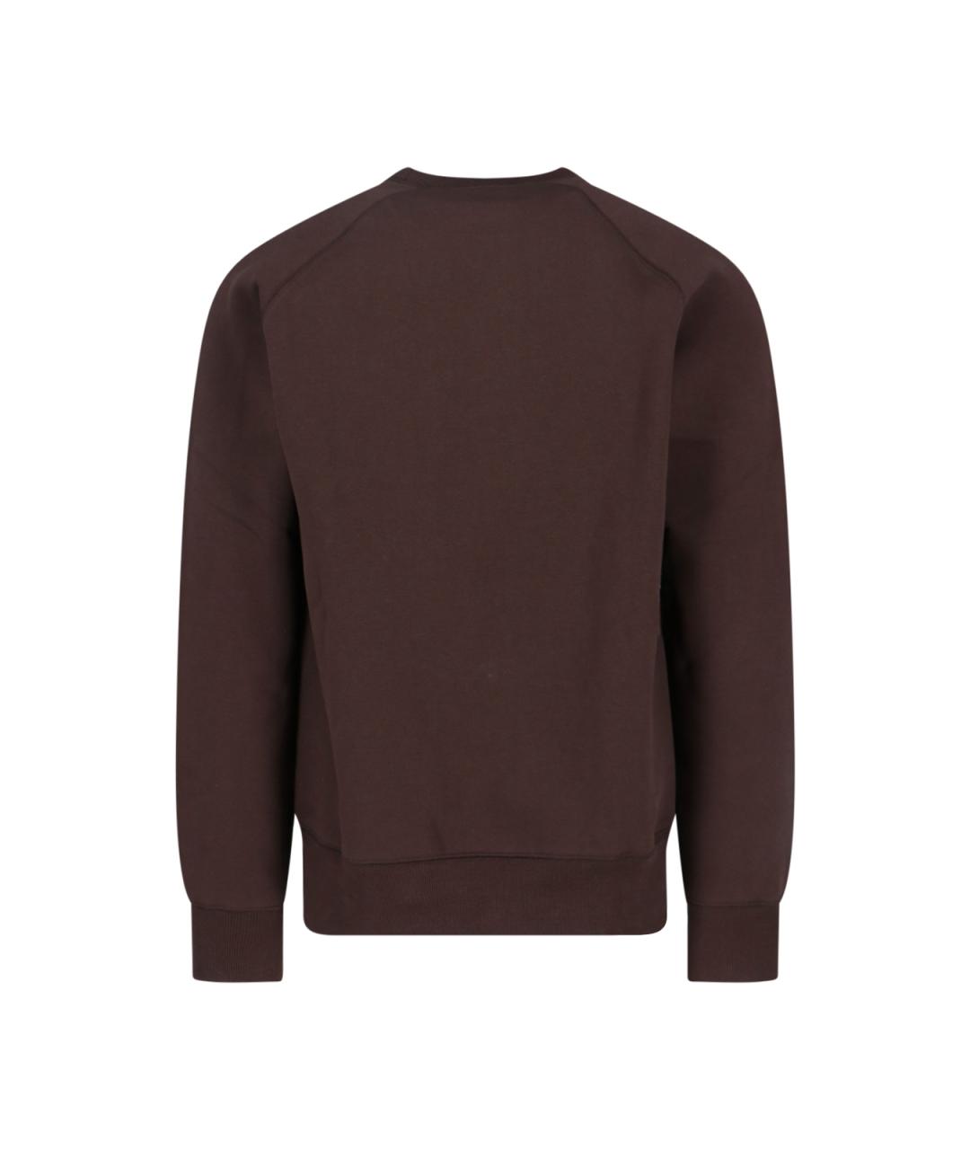 CARHARTT WIP Коричневый хлопковый джемпер / свитер, фото 2