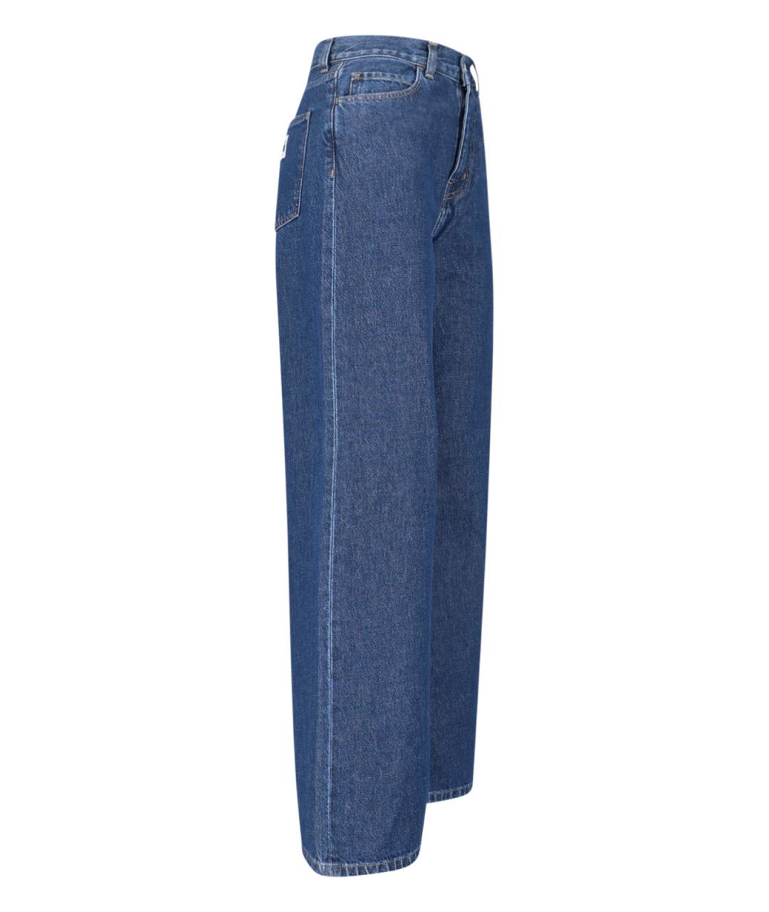 CARHARTT WIP Синие хлопковые прямые джинсы, фото 3