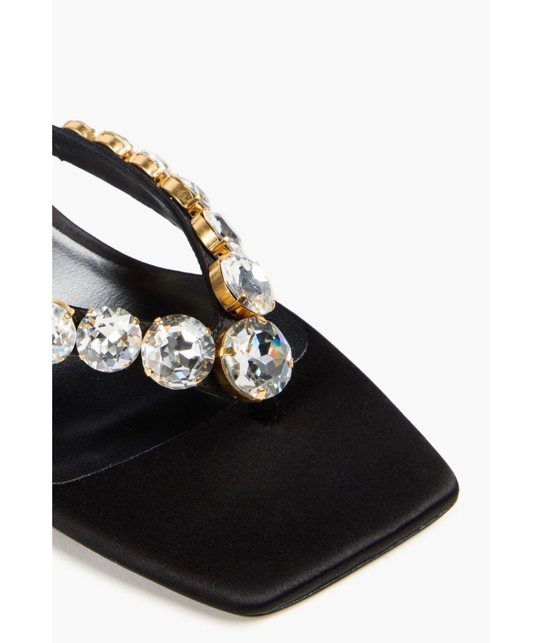 VERSACE Черные мюли, фото 3