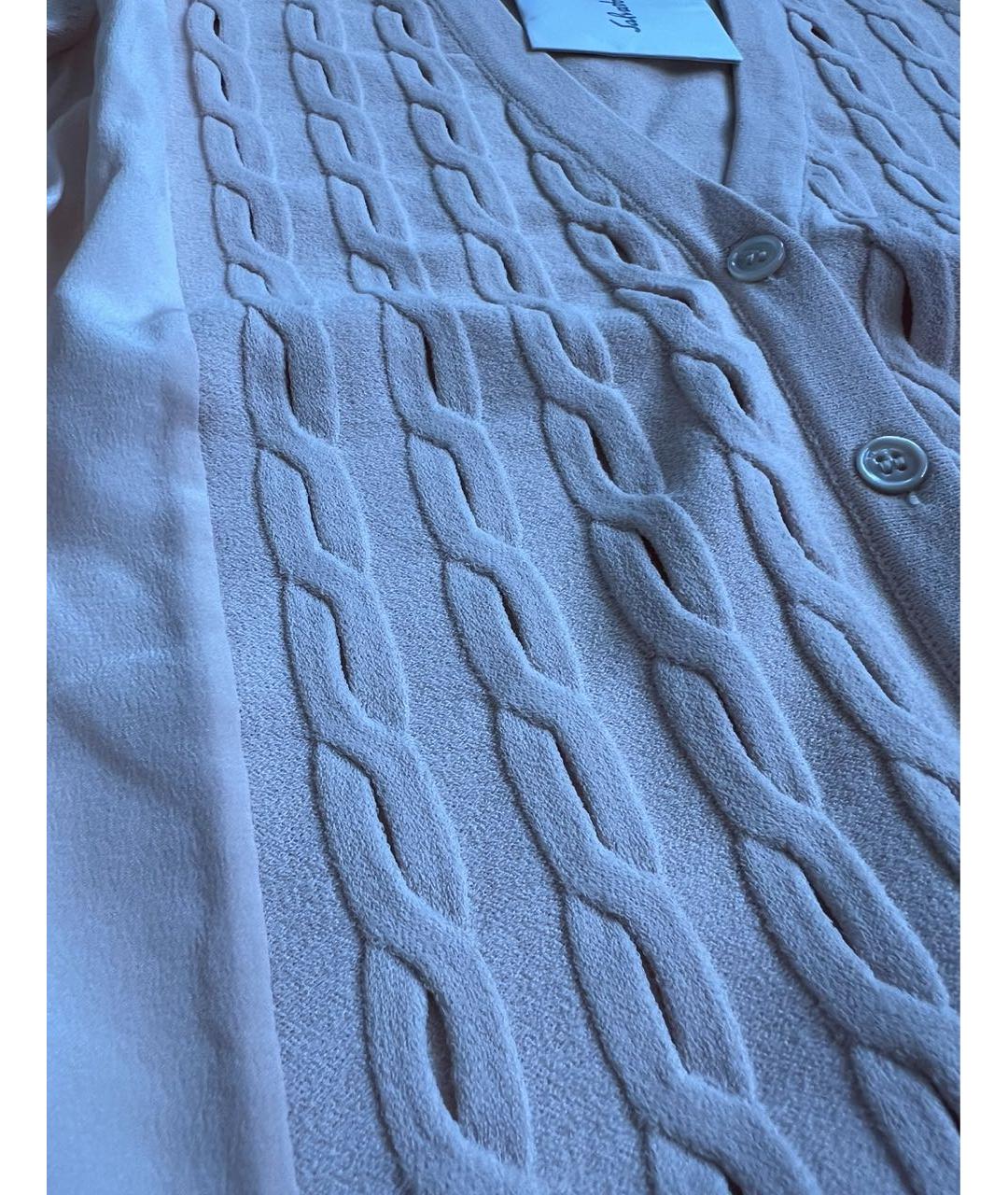 FERRAGAMO Коралловый вискозный кардиган, фото 5