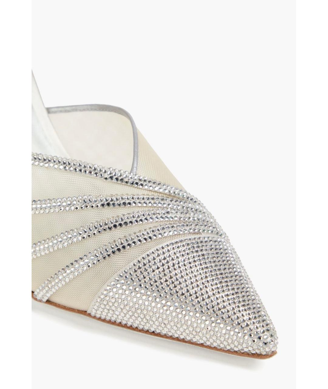 RENE CAOVILLA Серые мюли, фото 4